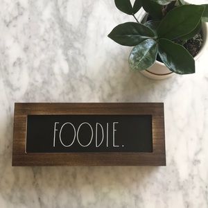 Rae Dunn - Foodie Sign - 12” x 5” x 2”
